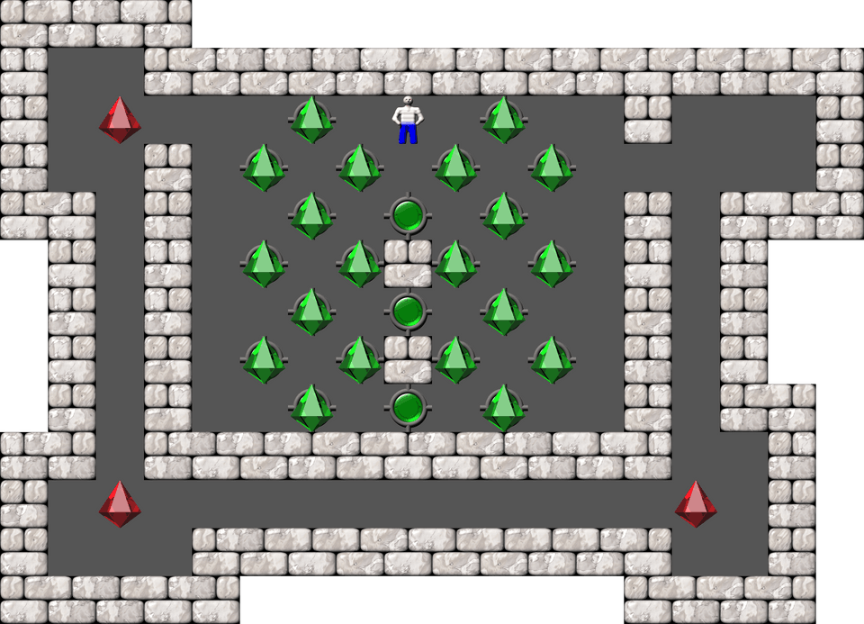 Sokoban Sasquatch 03 Arranged level 66